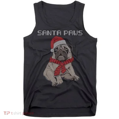 Santa Paws Pug Tank Top