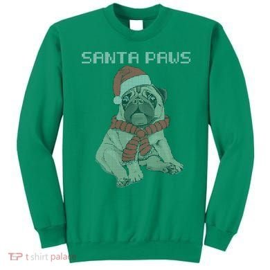 Santa Paws Pug Sweatshirt
