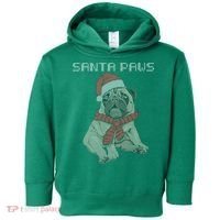 Santa Paws Pug Toddler Hoodie thumb 0
