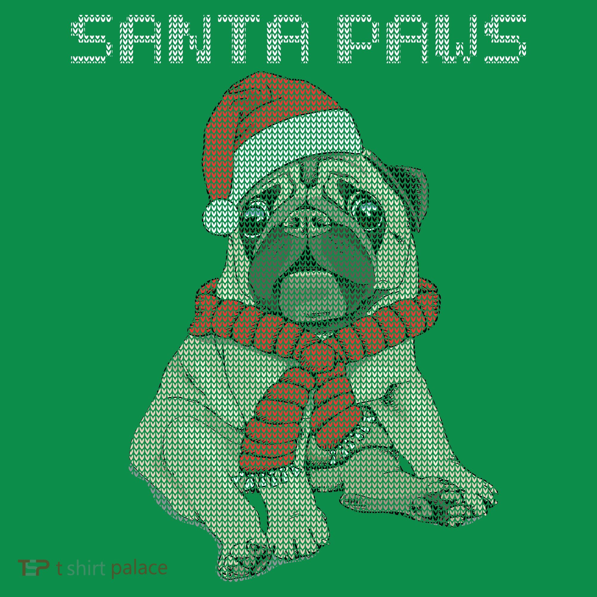 Santa Paws Pug Toddler T-Shirt