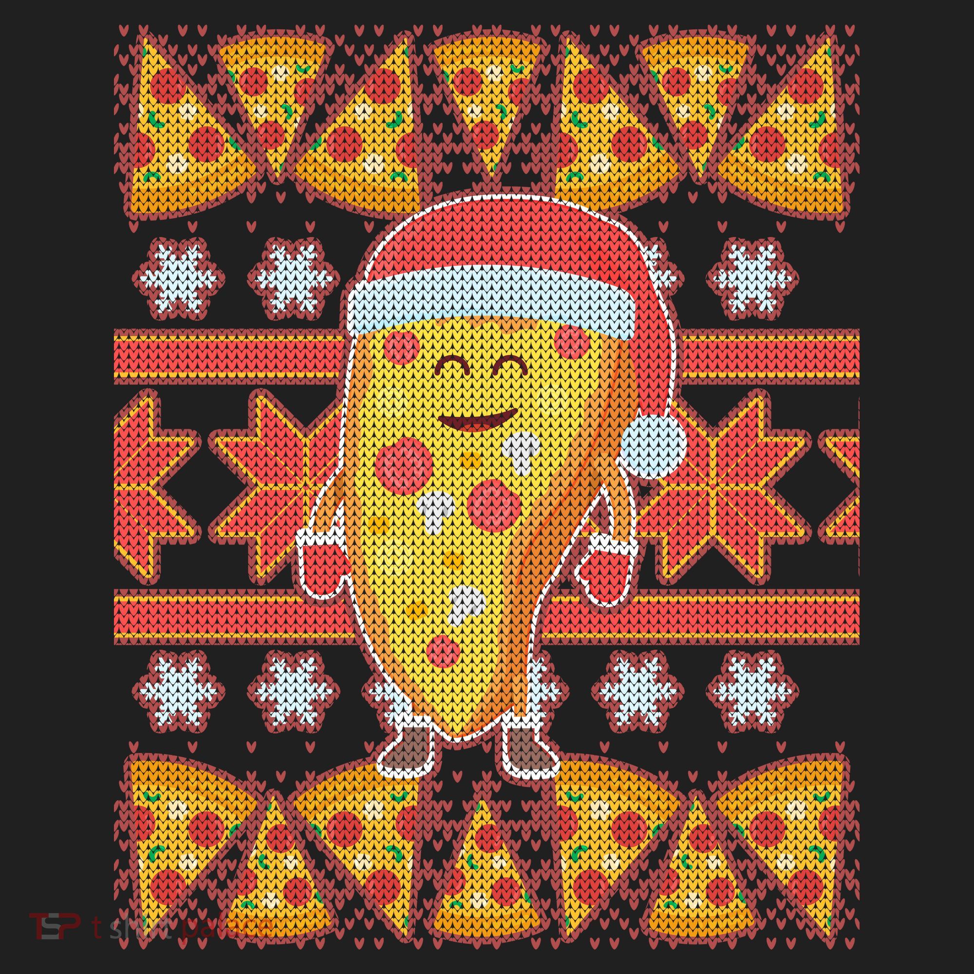 Santa Pizza Lover Ugly Christmas Sweater Women's Sweatshirt