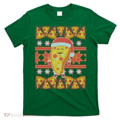 Santa Pizza Lover Ugly Christmas Sweater T-Shirt