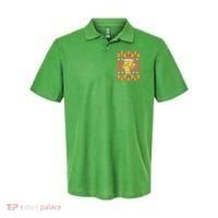 Santa Pizza Lover Ugly Christmas Sweater Polo thumb 0