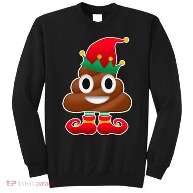 Santa Poop Emoji Christmas Sweatshirt