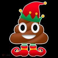 Santa Poop Emoji Christmas Women's Hoodie thumb 2