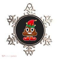 Santa Poop Emoji Christmas Ornament thumb 0
