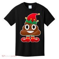 Santa Poop Emoji Christmas Kids T-Shirt thumb 0