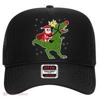 Santa Riding T-Rex Hat thumb 0