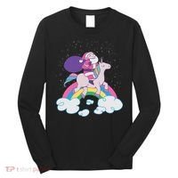 Santa Riding Unicorn Long Sleeve Shirt thumb 0