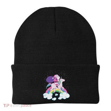 Santa Riding Unicorn Beanie