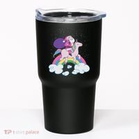 Santa Riding Unicorn Tumbler thumb 0