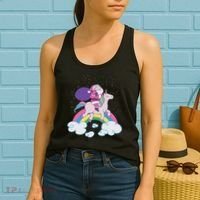 Santa Riding Unicorn Women's Tank Top thumb 2