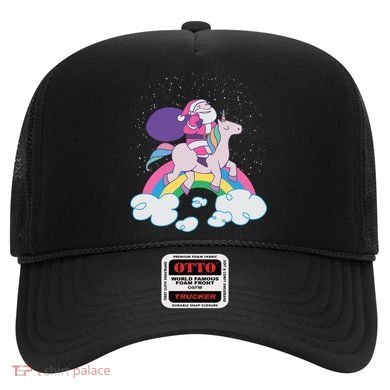 Santa Riding Unicorn Hat