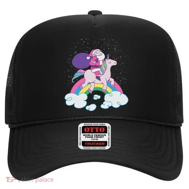 Santa Riding Unicorn Hat