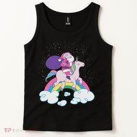 Santa Riding Unicorn Tank Top thumb 2