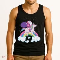 Santa Riding Unicorn Tank Top thumb 3
