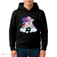 Santa Riding Unicorn Kids Hoodie thumb 4