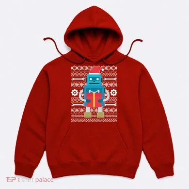 Santa Robot Ugly Christmas Hoodie