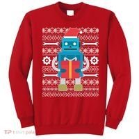 Santa Robot Ugly Christmas Sweatshirt thumb 0
