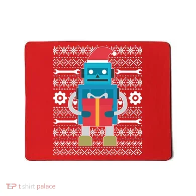 Santa Robot Ugly Christmas Mousepad
