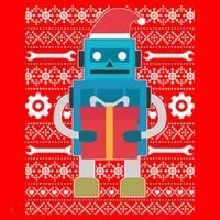 Santa Robot Ugly Christmas Hat thumb 2