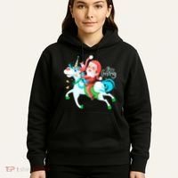 Santa Rocker Unicorn Hoodie thumb 5