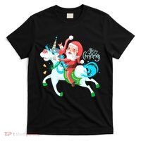 Santa Rocker Unicorn T-Shirt thumb 0