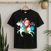 Santa Rocker Unicorn T-Shirt thumb 2