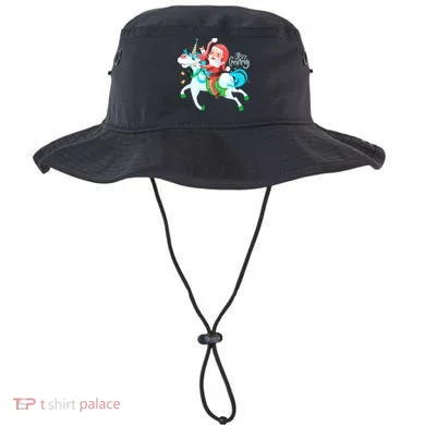 Santa Rocker Unicorn Bucket Hat