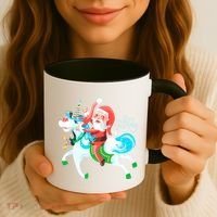 Santa Rocker Unicorn Coffee Mug thumb 3