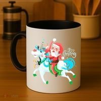 Santa Rocker Unicorn Coffee Mug thumb 4