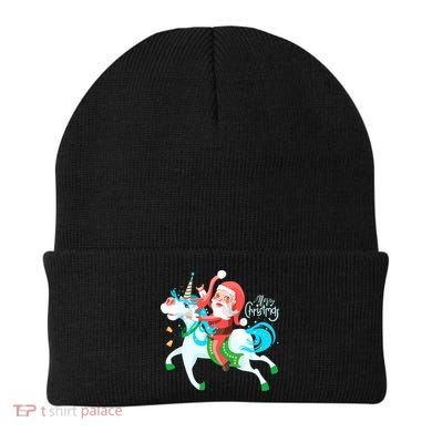Santa Rocker Unicorn Beanie