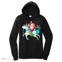 Santa Rocker Unicorn Women's Hoodie thumb 0