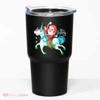 Santa Rocker Unicorn Tumbler thumb 0