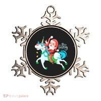 Santa Rocker Unicorn Ornament thumb 0