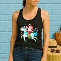 Santa Rocker Unicorn Women's Tank Top thumb 2
