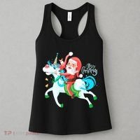 Santa Rocker Unicorn Women's Tank Top thumb 3