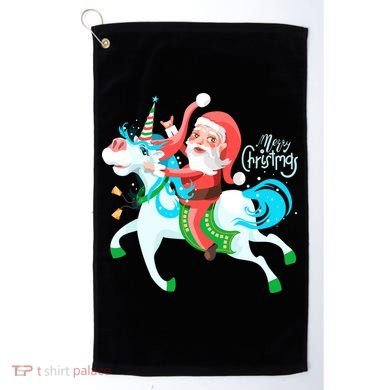 Santa Rocker Unicorn Golf Towel