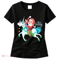 Santa Rocker Unicorn Women's T-Shirt thumb 0