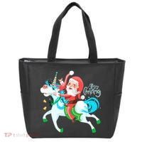 Santa Rocker Unicorn Tote Bag thumb 0