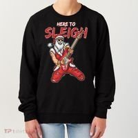 Santa Rocks Here To Sleigh  Women's Sweatshirt thumb 0