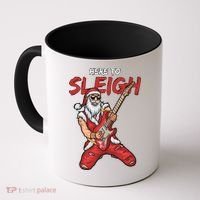 Santa Rocks Here To Sleigh  Coffee Mug thumb 0