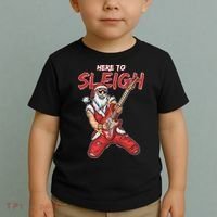 Santa Rocks Here To Sleigh  Toddler T-Shirt thumb 2