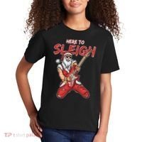Santa Rocks Here To Sleigh  Kids T-Shirt thumb 2