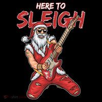 Santa Rocks Here To Sleigh  Kids T-Shirt thumb 4