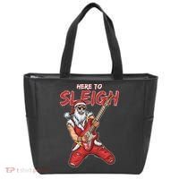 Santa Rocks Here To Sleigh  Tote Bag thumb 0