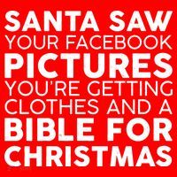 Santa Saw Your Facebook Pictures Christmas Women's Tank Top thumb 5