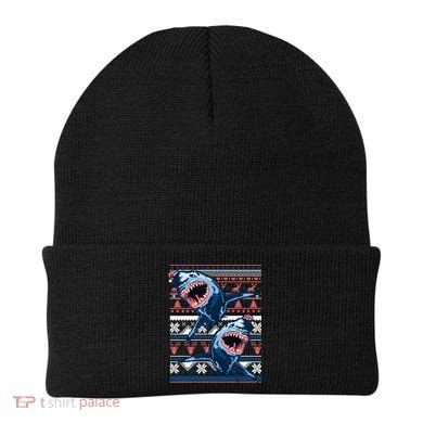 Santa Shark Ugly Christmas Sweater Beanie