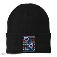 Santa Shark Ugly Christmas Sweater Beanie thumb 0