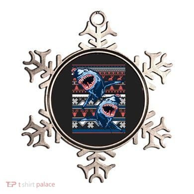 Santa Shark Ugly Christmas Sweater Ornament